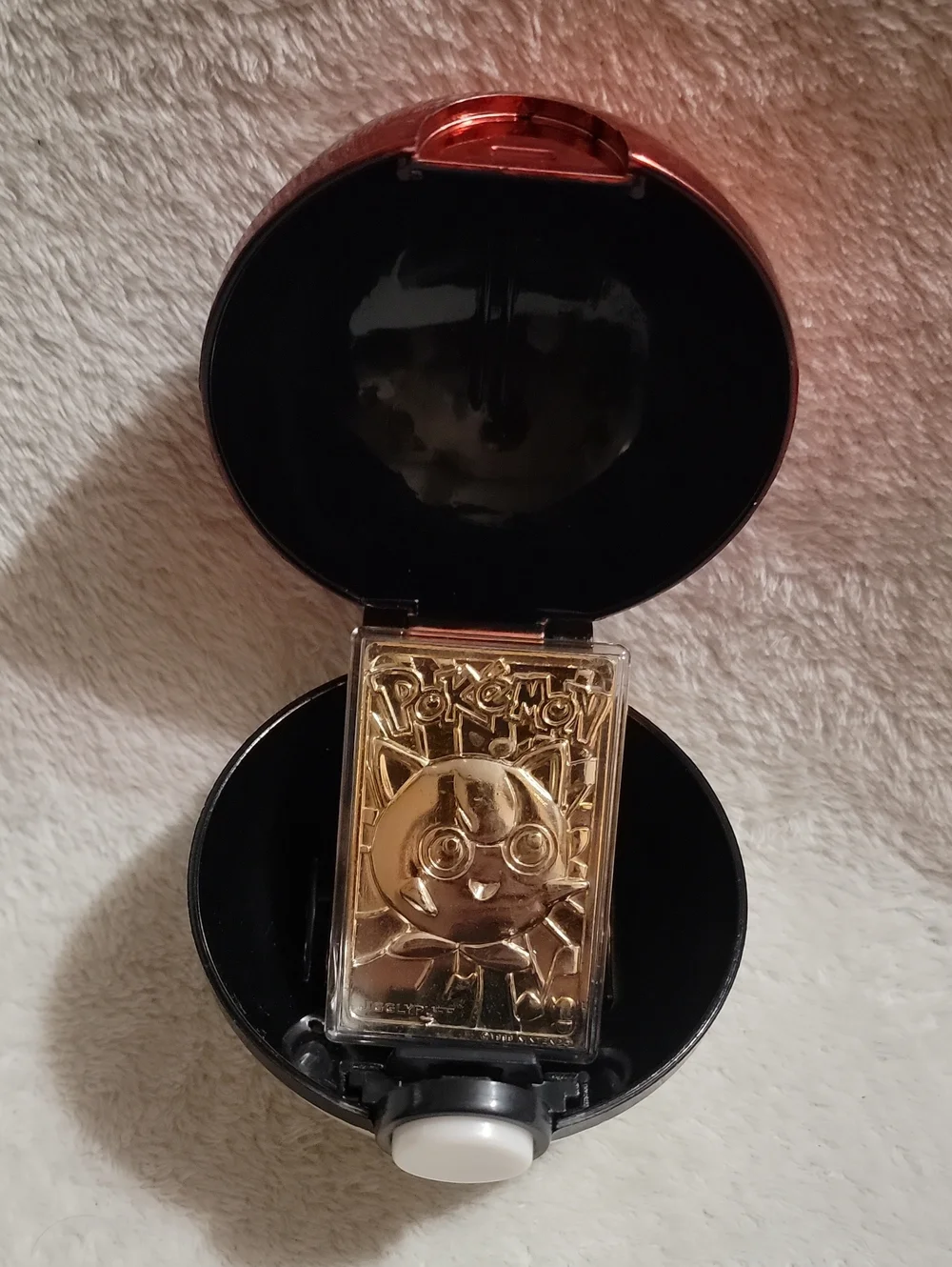 1999 Burger King 23K Gold-Plated Jigglypuff Card